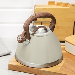 Czajnik na indukcję Konighoffer Avery Creamy 3 l kremowy mat