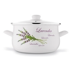 Garnek emaliowany Tadar Lawenda 5 l