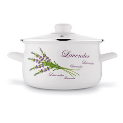 Garnek emaliowany Tadar Lawenda 3 l