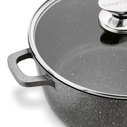 Garnek na indukcję z pokrywką Konighoffer Pollo Grey 6,3 l