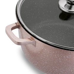 Garnek na indukcję z pokrywką Konighoffer Pollo Rose Gold 6,3 l