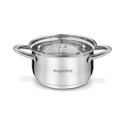 Garnek na indukcję ze stali nierdzewnej Konighoffer Faro 1,2 l