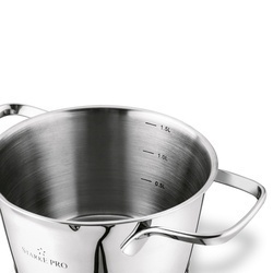 Garnek nierdzewny z pokrywką Starke Pro Speziale 1,6 l