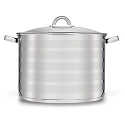 Garnek prosty ze stali nierdzewnej Tadar Paski 15 l