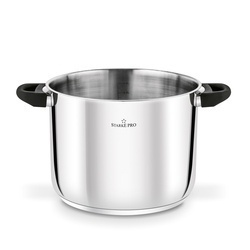 Garnek wysoki nierdzewny z pokrywką Starke Pro Sante 10,5 l indukcja