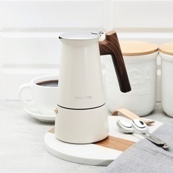 Kawiarka nierdzewna Konighoffer Cortado 6 filiżanek kremowa