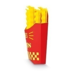Klipsy do zamykania torebek z magnesem Tadar French Fries 12 sztuk