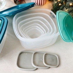 Komplet 7 pojemników na żywność Tadar Pilado kwadratowe