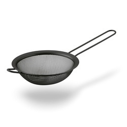 Sitka kuchenne metalowe z rączką Konighoffer Dark 10 cm 13 cm 18 cm czarne
