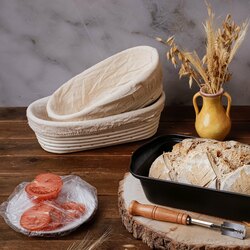 Koszyk do wyrastania chleba Tadar Rattan 28 x 15 cm prostokątny