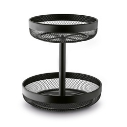 Koszyk na owoce dwupoziomowy Konighoffer Harmony 31 x 30 cm czarny