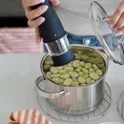 Zestaw nierdzewnych garnków na indukcję Konighoffer Petra 8 elementów