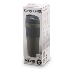 Kubek termiczny Konighoffer Nevis 450 ml ciemnozielony