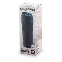 Kubek termiczny Konighoffer Nevis 450 ml granatowy