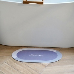 Mata dywanik łazienkowy Bathtime 60 x 40 cm owalna