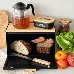 Nóż do chleba z drewnianą rączką Tadar Shape 20 cm