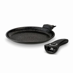 Patelnia do naleśników marmurowa na indukcję Starke Pro Svart Marble 24 cm