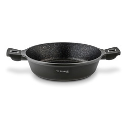 Patelnia marmurowa na indukcję krótkie uchwyty Starke Pro Svart Marble 28 cm