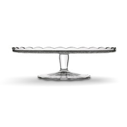 Patera szklana na nóżce Tadar Sally 29 cm okrągła