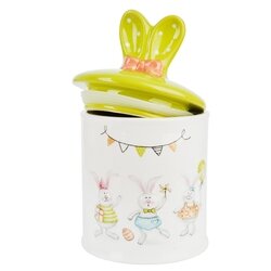 Pojemnik ceramiczny na żywność Tadar Wielkanoc Bunny 13,1 x 13,1 x 22,2 cm