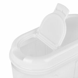 Pojemnik na żywność i produkty sypkie Plastic Forte Totem 500 ml biały