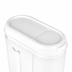 Pojemnik na żywność i produkty sypkie Plastic Forte Totem 1,5 l biały