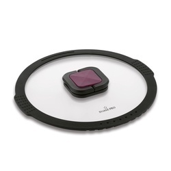 Pokrywki do garnków i patelni z silikonowym rantem Starke Pro 20/24/28 cm funkcja odcedzania