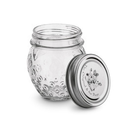 Słoik szklany z metalową zakrętką Tadar Truskawka 300 ml