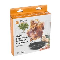 Stojak do pieczenia kurczaka w całości Tadar BBQ 17 x 17 x 20 cm