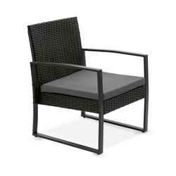 Stolik ze szklanym blatem i 2 fotele ogrodowe Tadar Madera