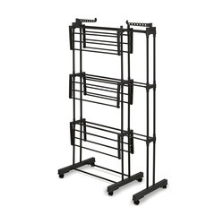 Suszarka na pranie pionowa Konighoffer Ultra 135 x 66 x 173 cm czarna