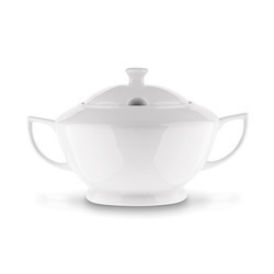Waza do zupy porcelanowa Tadar II 3 l biała