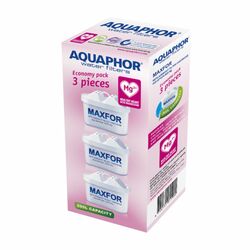 Wkłady filtrujące do dzbanka magnezowe Aquaphor Maxfor B25 200 l 3 sztuki