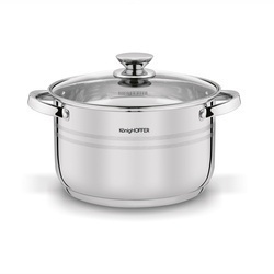 Zestaw garnków na indukcję Konighoffer Bari Silver 8 elementów