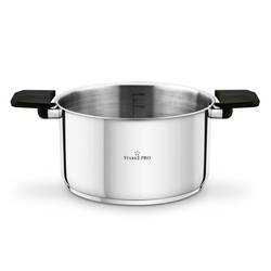 Zestaw garnków nierdzewnych z pokrywkami Starke Pro Creativo 8 elementów