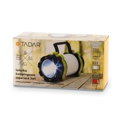 Latarka szperacz z akumulatorem Tadar 3w1
