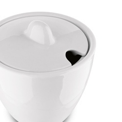 Cukiernica porcelanowa z pokrywką Tadar 200 ml biała
