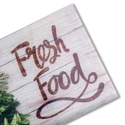 Deska do krojenia i serwowania szklana Tadar Fresh Food 30 x 40 cm
