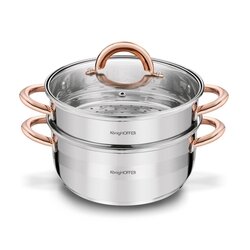 Garnek do gotowania na parze Konighoffer Faro Copper 2,9 l 3 elementy