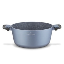 Garnek na indukcję non stick z pokrywką Starke Pro Double 6,6 l