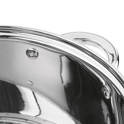 Garnek na indukcję ze stali nierdzewnej Konighoffer Bari Silver 6 l