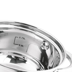 Garnek na indukcję ze stali nierdzewnej Konighoffer Faro 1,2 l