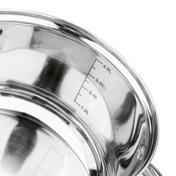 Garnek na indukcję ze stali nierdzewnej Konighoffer Faro 4,7 l