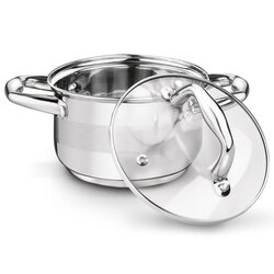 Garnek nierdzewny z pokrywką Tadar Alma 1,8 l