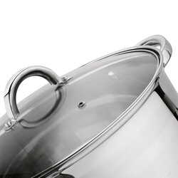 Garnek prosty ze stali nierdzewnej Tadar Paski 6,5 l