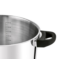 Garnek wysoki nierdzewny z pokrywką Starke Pro Sante 10,5 l indukcja