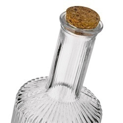Karafka szklana z korkiem Tadar Strip 500 ml 