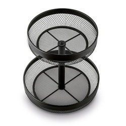 Koszyk na owoce dwupoziomowy Konighoffer Harmony 31 x 30 cm czarny