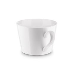 Kubek porcelanowy z uchem Tadar 450 ml biały