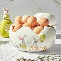 Misa ceramiczna Tadar Wielkanoc Bunny Skorupka 1,6 l 21,7 x 17,2 x 11,6 cm